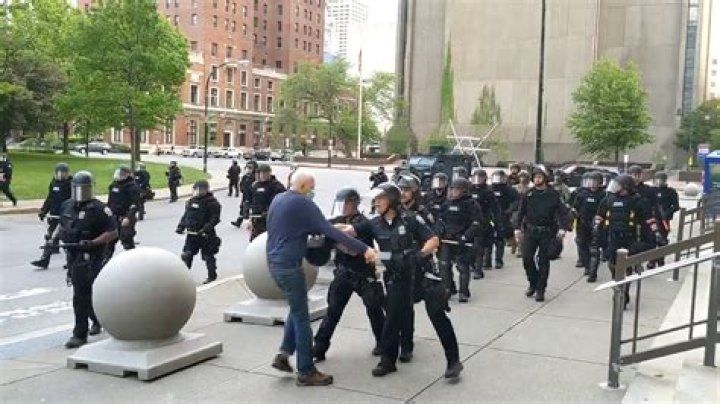 Activists Outraged As Police Push 75-Year-Old Man To Ground, Injuring Him During Buffalo Protests