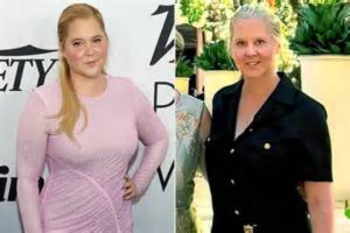 Amy Schumer Shows Off Huge Bare Baby Bump & Jokes That She’s Been Pregnant ‘A Long Time’