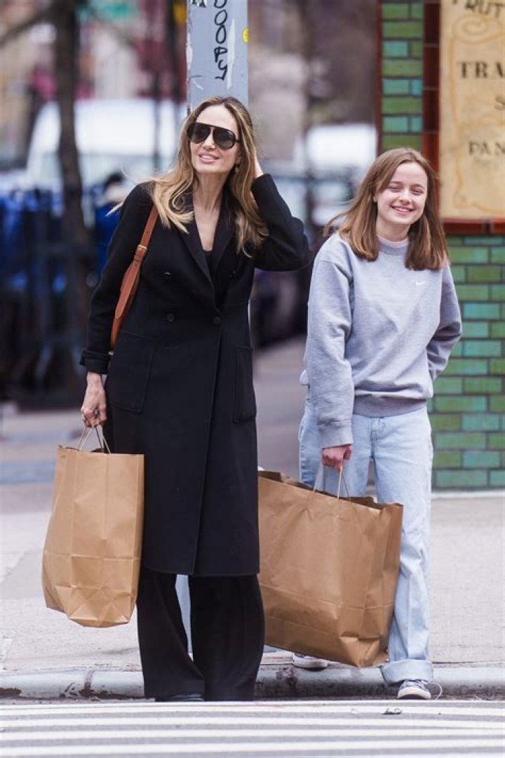 Angelina Jolie Takes Daughter Vivienne, 11, Out Shopping After Recent Visit From Brad Pitt