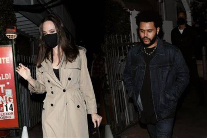 Angelina Jolie & The Weeknd Spotted On Dinner Date For Hours At LA Restaurant – Photos
