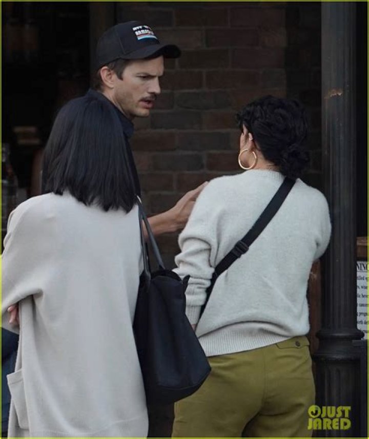Ashton Kutcher Reunites With Former Stepdaughter Rumer Willis At A Bar In LA — See Pics