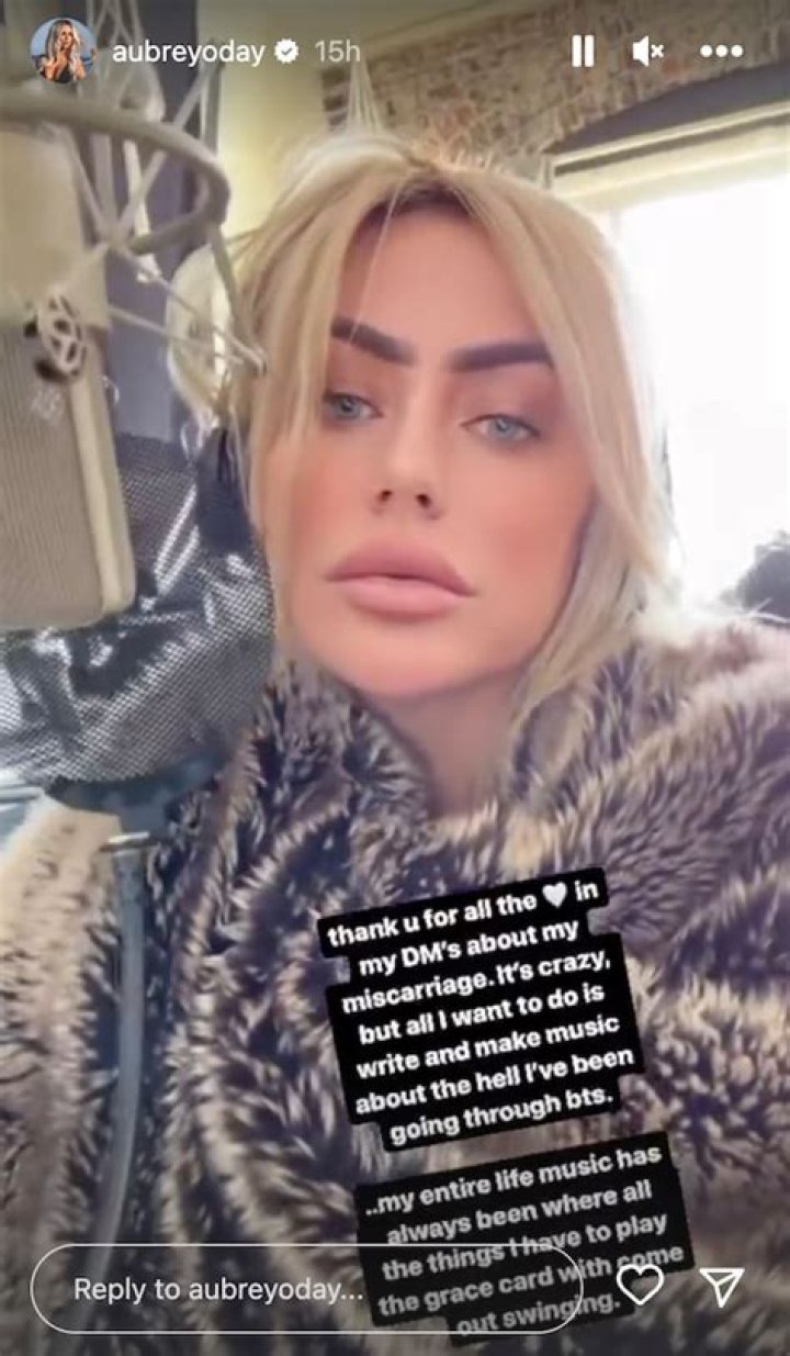 Aubrey O’Day Reveals She Suffered A Miscarriage: I’m ‘Beyond Heartbroken’