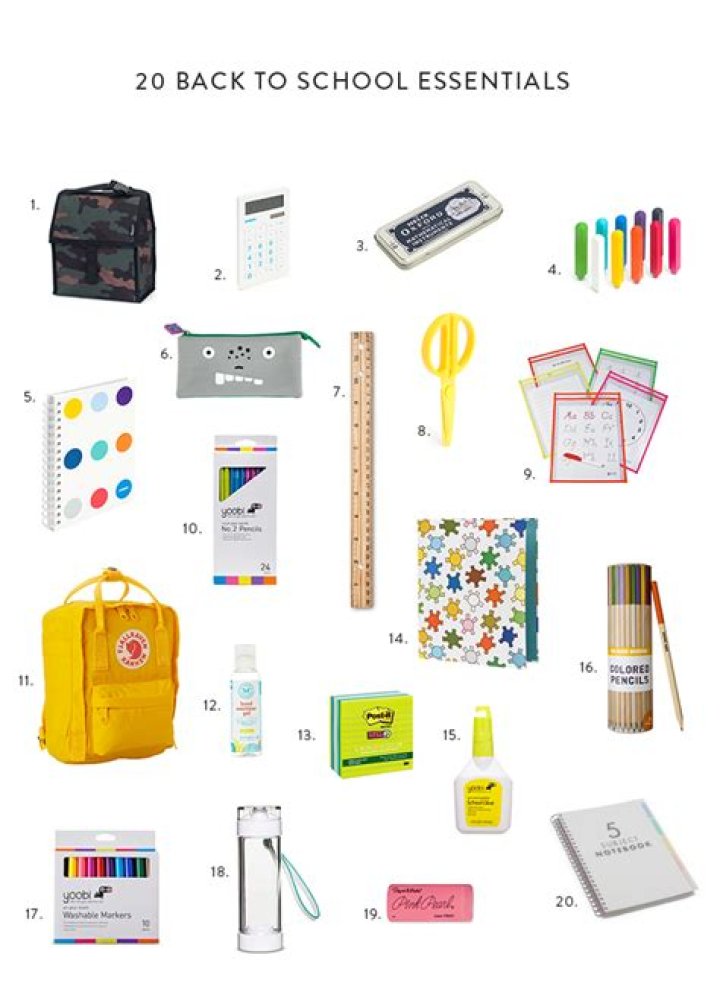 Back To School Essentials