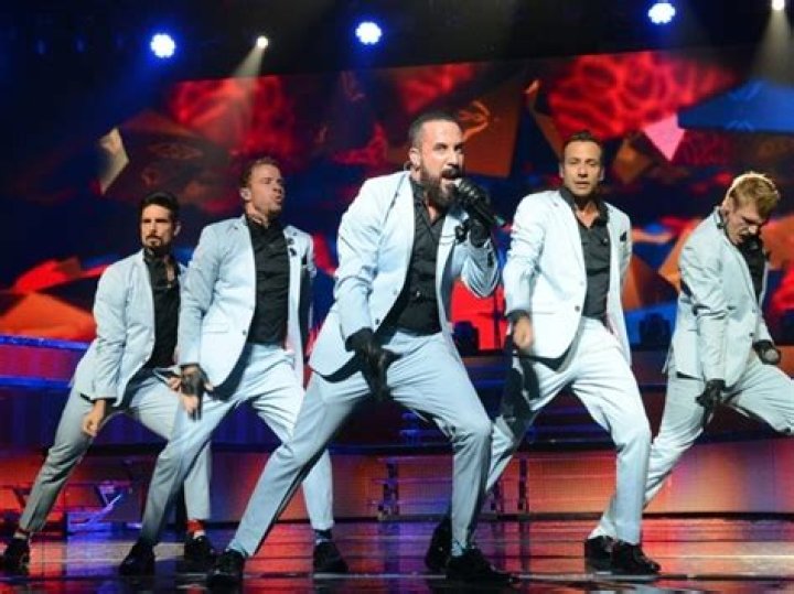 Backstreet Boys Party On The Roof Of Radio City For Epic Pre-VMAs Performance