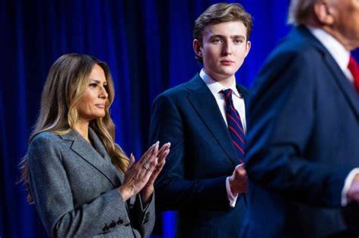 Barron Trump, 12, Is Almost As Tall As His Parents Donald & Melania As They Jet Off To Mar-a-Lago – Pics