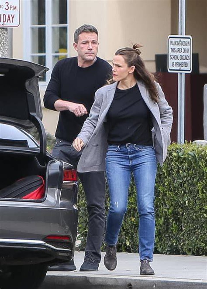 Ben Affleck Spotted Leaving Jennifer Lopez’s Los Angeles Home With A Smile On His Face