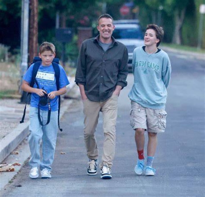 Ben Affleck Treats His Kids To Frozen Yogurt After Picking Them Up From School In New Pics