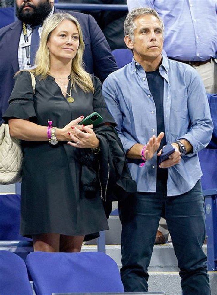 Ben Stiller & Christine Taylor At US Open: Photos – Hollywood Life