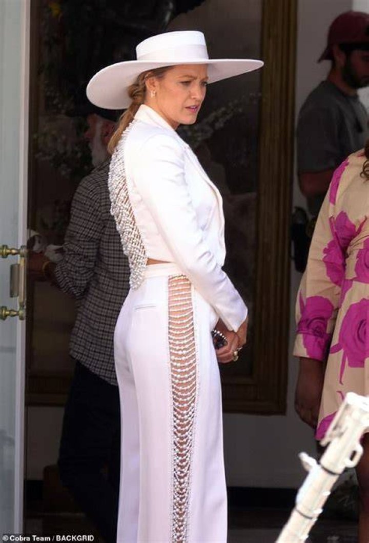 Blake Lively Spotted Filming ‘A Simple Favor 2’ in Sparkling White Bodysuit