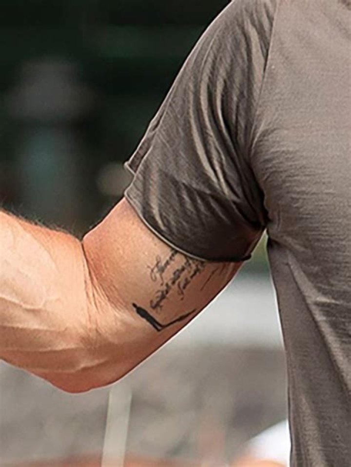 Brad Pitt Debuts New Tattoo On Arm Near Angelina Jolie Matching Ink – Hollywood Life