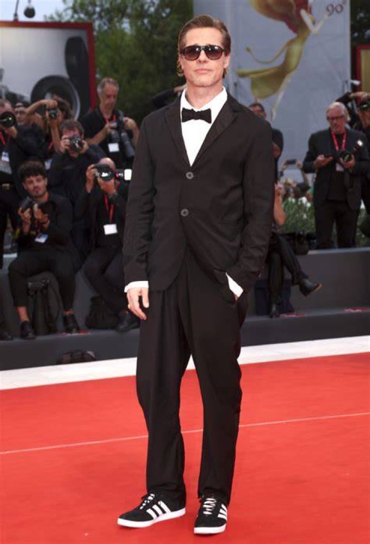 Brad Pitt Dresses Down His Tux With Sneakers & Sunglasses At Venice Film Festival: Photos
