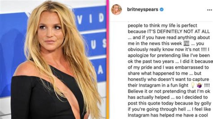 Britney Spears Apologizes For ‘Pretending’ To Be OK ‘The Past 2 Years’: ‘I Was Embarrassed’ To Share The Truth