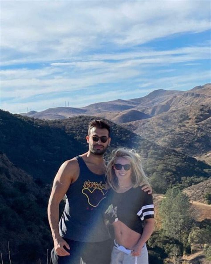 Britney Spears Is All Smiles While Hiking With Sam Asghari In New Video