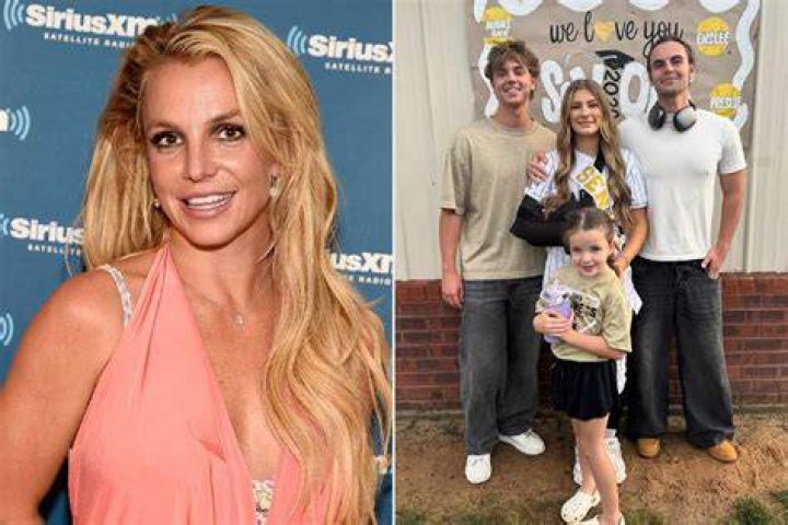 Britney Spears’ Sons Preston, 15, & Jayden, 14, Are Taller Than Her In Rare Family Photo