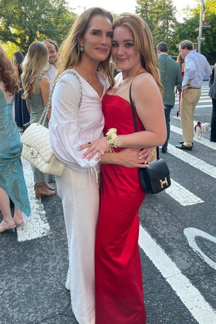 Brooke Shields, 56, & Daughters Rock Matching Swimsuits For Hamptons Beach Day