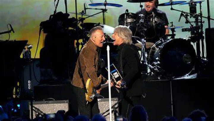 Bruce Springsteen Supports Jon Bon Jovi on Stage at Pre-Grammy Event Two Days After Mom’s Death
