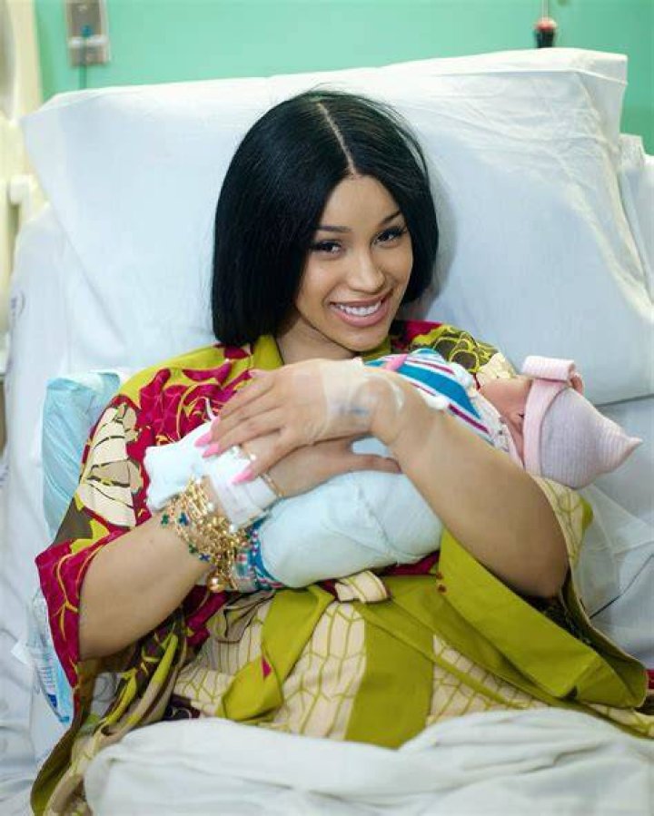 Cardi B Reveals Her Baby Bump In Gold Breastplate In ‘Rumors’ Video – Hollywood Life