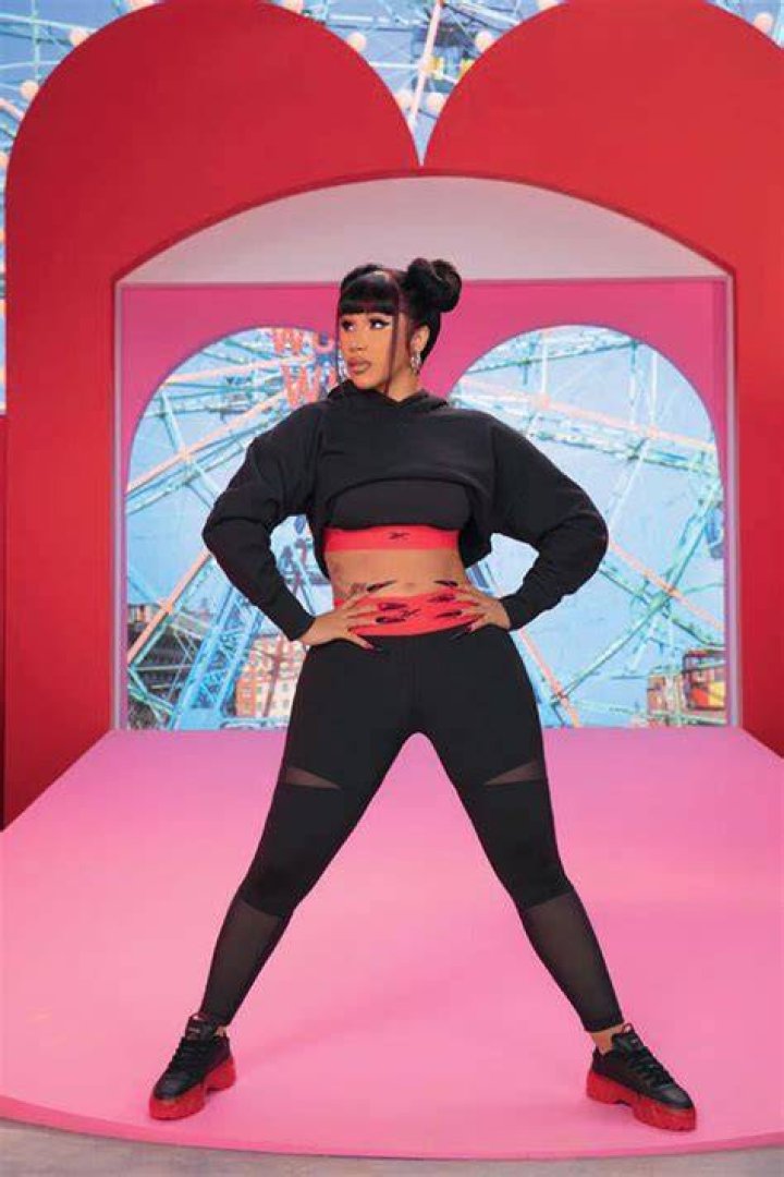 Cardi B Rocks Crop Top & Leggings For New Reebok Campaign — See Pics – Hollywood Life