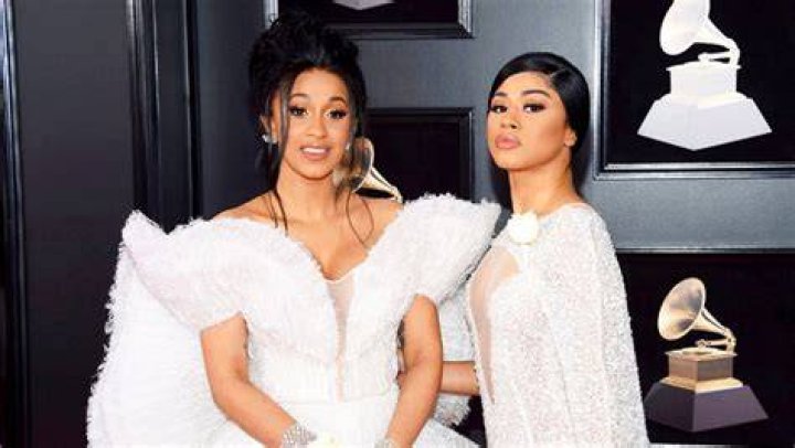 Cardi B Slays Plunging Latex Top While Twinning With Sis Hennessy For New Versace Campaign