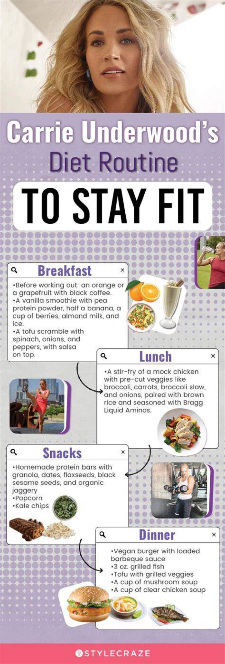 Carrie Underwood’s Diet — What She Eats For Toned Legs & Arms – Hollywood Life