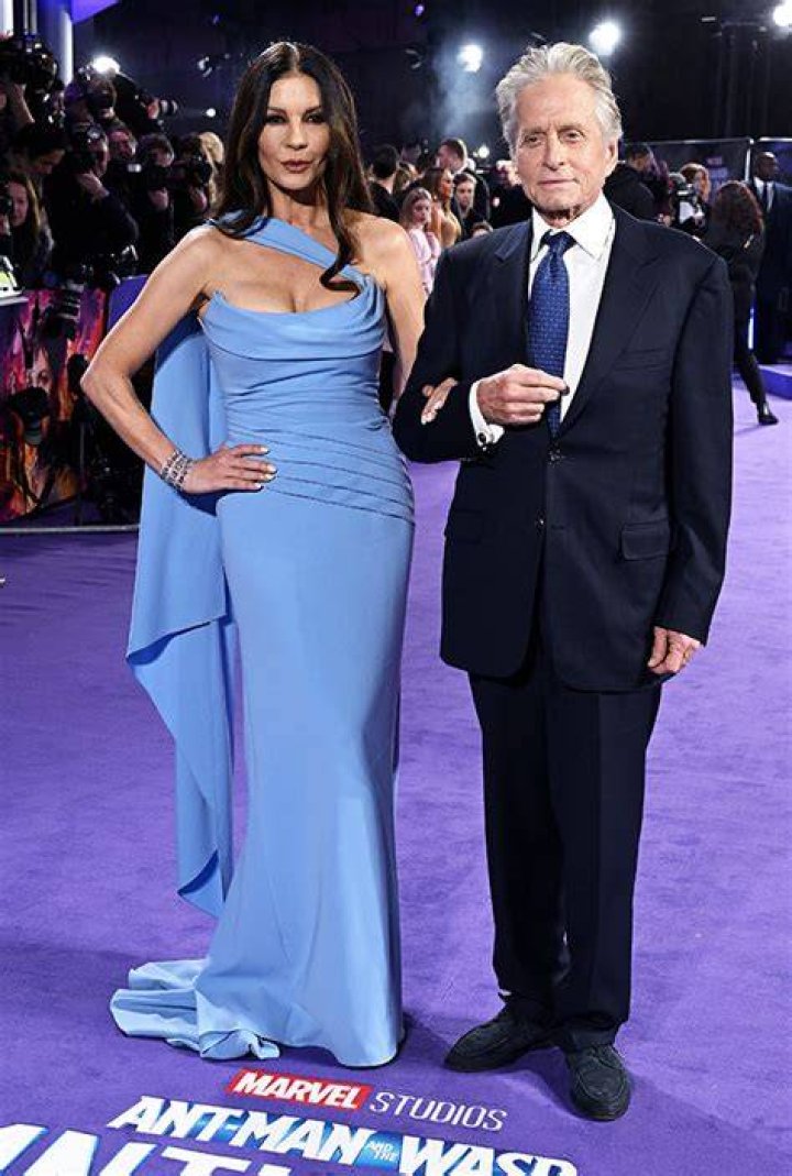 Catherine Zeta-Jones Rocks Dress With Michael Douglas On Amalfi Coast – Hollywood Life