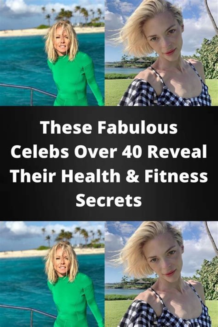 Celebs Over 40: Cleavage In Bikini Tops & Bra Tops — Pics