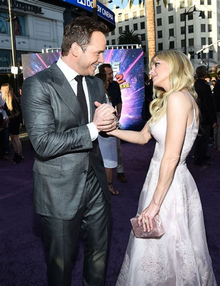 Chris Pratt & Anna Faris at the ‘Guardians 2’ Premiere — PICS
