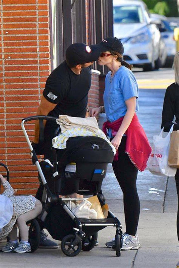 Chris Pratt & Katherine Schwarzenegger Kiss On Family Outing With 2 Kids