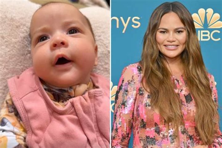 Chrissy Teigen Shares 1st Close Up Photo Of Baby Daughter Esti’s Face