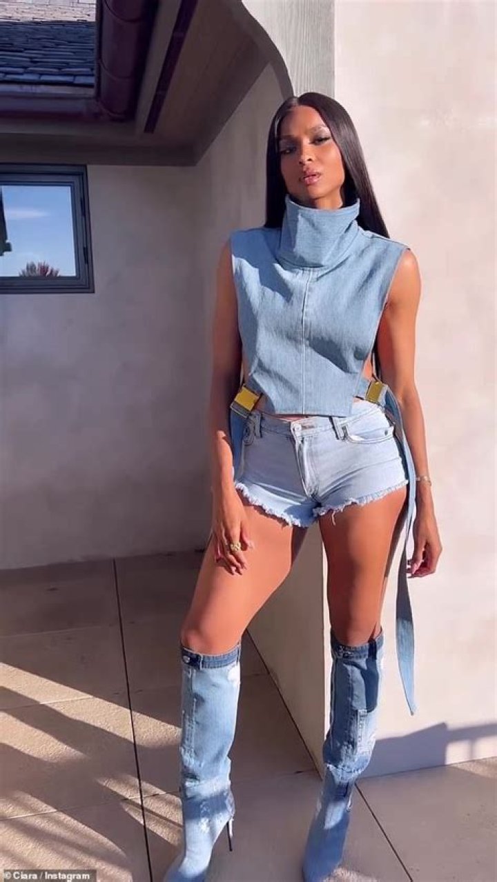 Ciara Slays In Sexy Daisy Dukes & White Tank Top For ‘Better Thangs’ Video Shoot