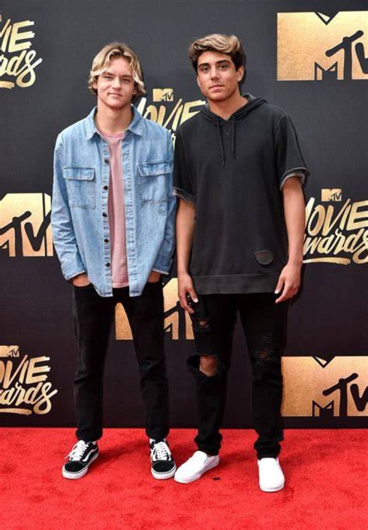 Damn Daniel & Joshua Holz Rock Crisp White Vans On The MTV Movie Awards Carpet