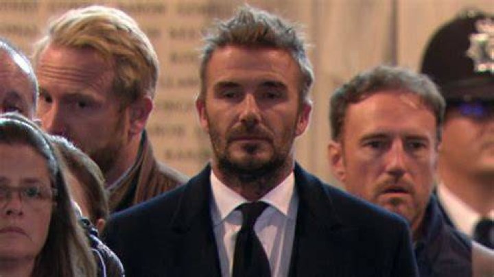 David Beckham In Tears Paying Respect To Queen After Waiting In Line For Over 12 Hours