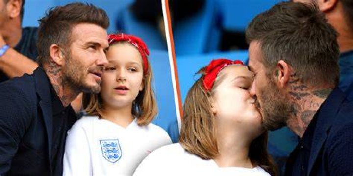 David Beckham Kisses Daughter Harper, 9, On The Lips In New Pic 1 Year After Facing Backlash For It