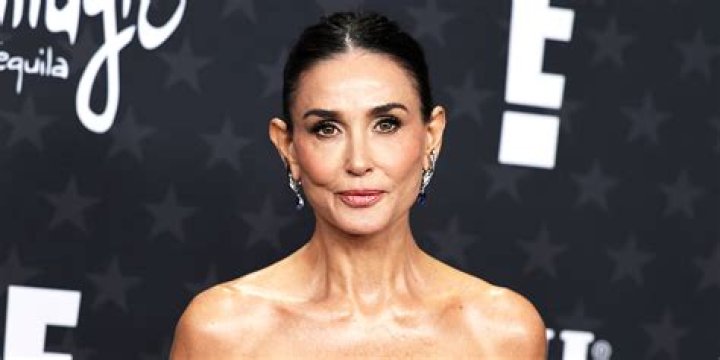 Demi Moore Sizzles in a Black Bikini During Grand Canyon Trip