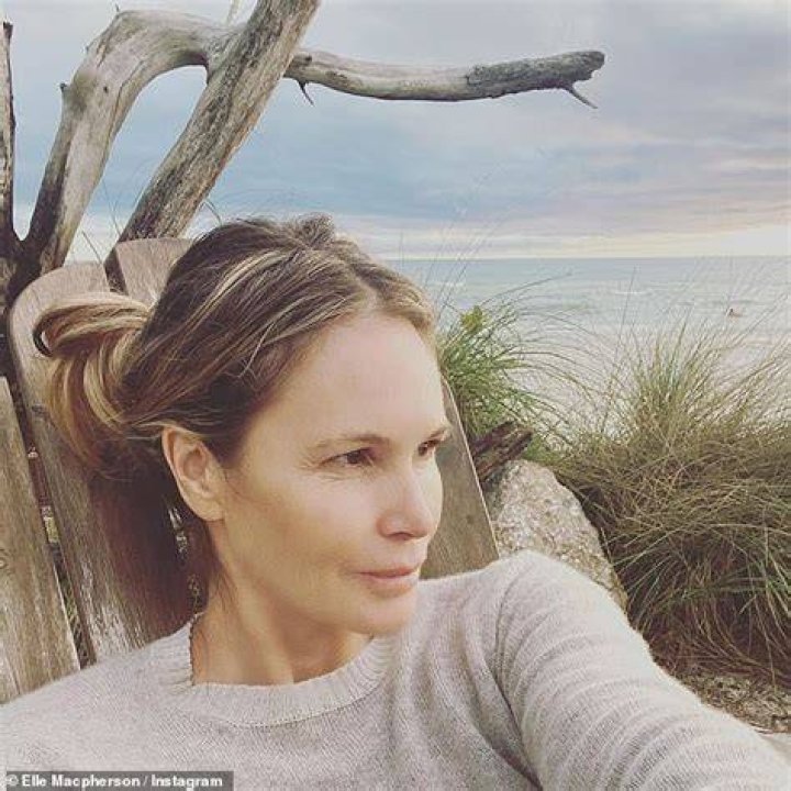 Elle Macpherson, 56, Lounges In String, Grey Bikini & Unbuttoned Faded Jeans For ‘Summer Vibes’ Selfie