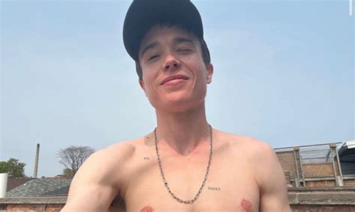 Elliot Page Shares 1st Shirtless Pic Since Coming Out As Transgender & He’s Ripped