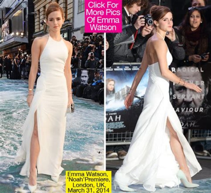 Emma Watson’s ‘Noah’ Dress — Stuns In Thigh-High Slit For UK Premiere – Hollywood Life