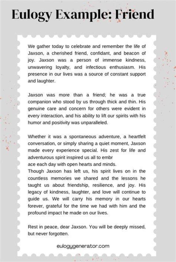 Eulogies & More Details Of Private Service – Hollywood Life