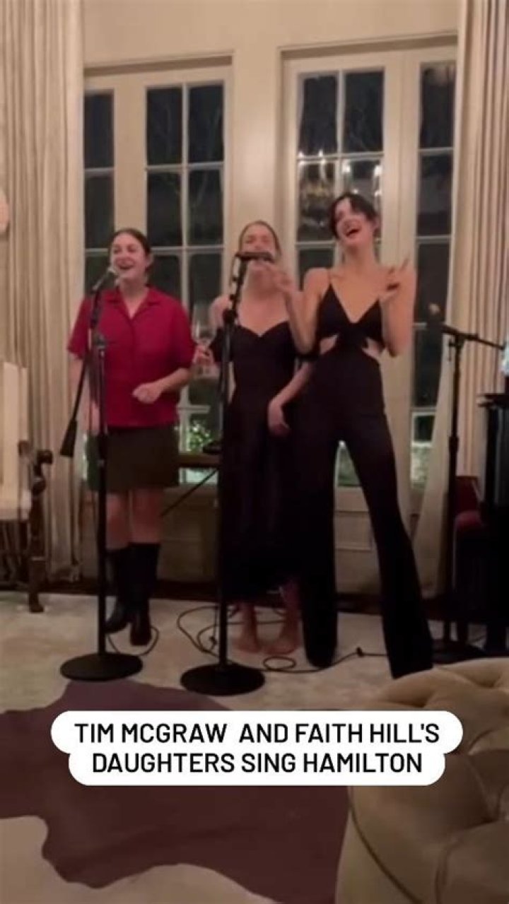 Faith Hill Shares Rare Video Of Daughter Maggie Singing ‘Hamilton’ – Hollywood Life