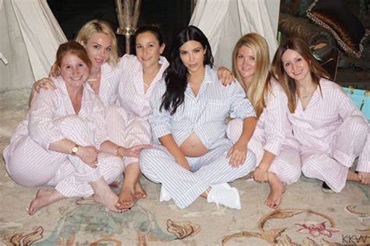 Flaunts Huge Bump At Baby Shower – Hollywood Life