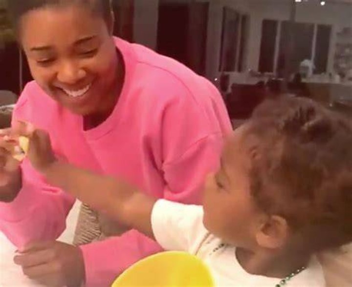 Gabrielle Union Cracks Up As Daughter Kaavia, 2, Refuses To Share Pasta With Her In Hilarious Video