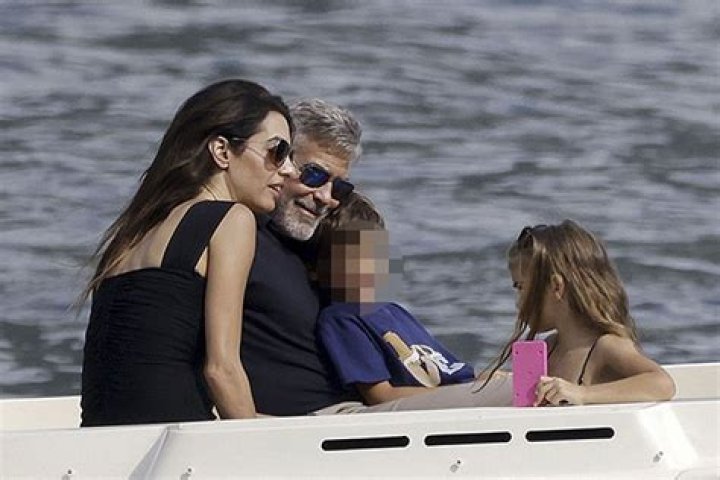 George Clooney Sweetly Helps Wife Amal Onto A Boat After Romantic Dinner Date In Lake Como — Photos