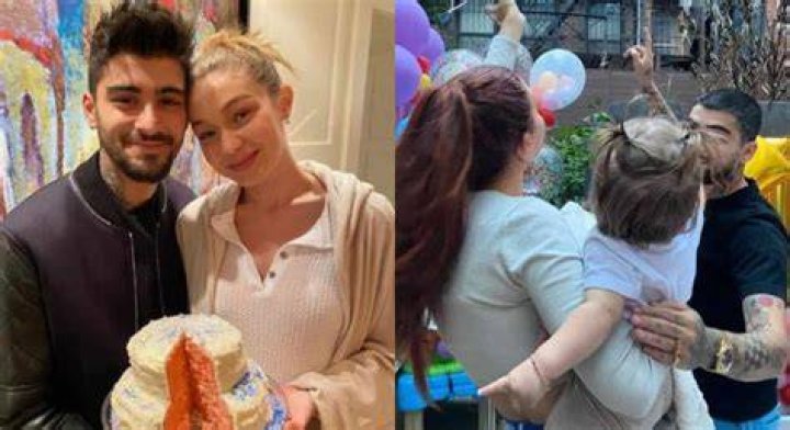 Gigi Hadid & Zayn Malik Cuddle Up During Her 25th Birthday Party — Watch