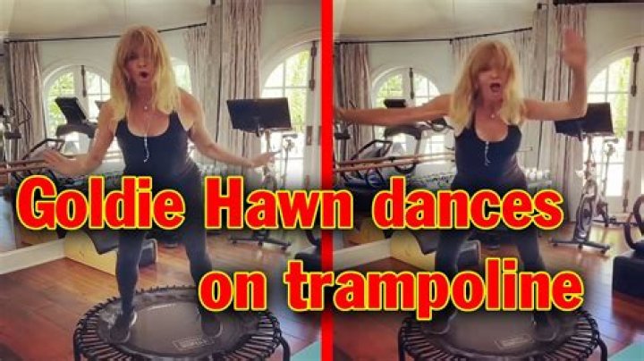 Goldie Hawn Dances On Trampoline To Dua Lipa: Video – Hollywood Life