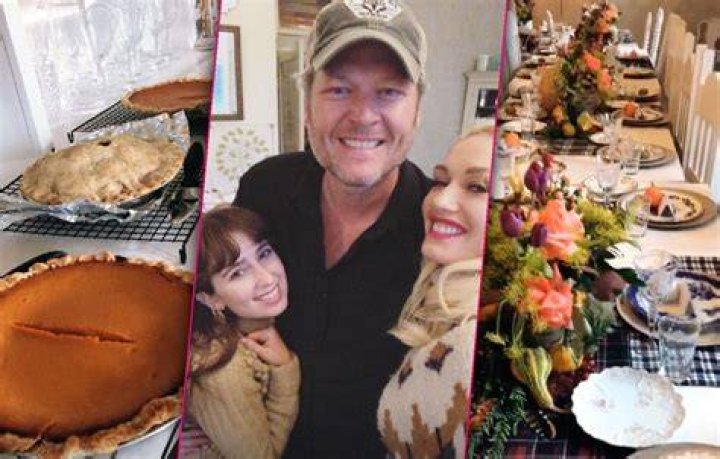 Gwen Stefani & Blake Shelton Celebrate Thanksgiving In Oklahoma & Debut Their ‘Funyun’ Turkey