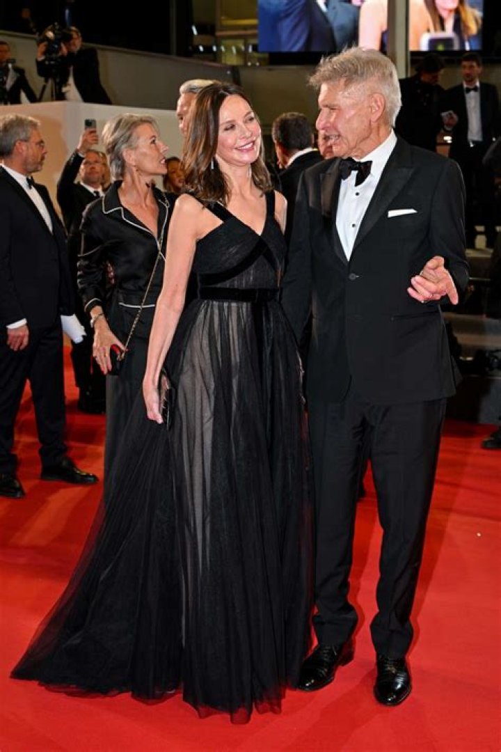 Harrison Ford Gets Teary Eyed at Cannes Premiere Of Final ‘Indiana Jones’ With Wife Calista Flockhart: Photos