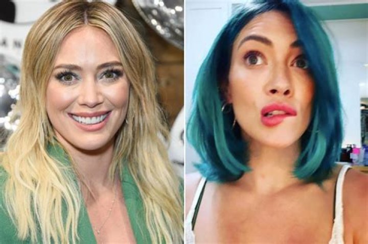 Hilary Duff’s Blue Hair Makeover – New Hairstyle For Easter: Pics – Hollywood Life