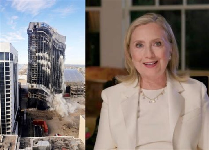 Hillary Clinton Trolls Donald Trump After His Atlantic City Hotel Is Demolished