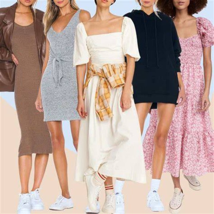 How To Wear Sneakers With A Dress — PICS Of Stars – Hollywood Life