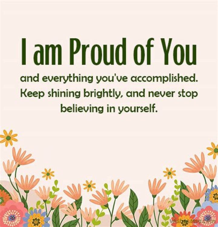I’m ‘Proud Of You’ – Hollywood Life